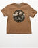 Image #1 - Cody James Toddler Boys' Rodeo Round Up Short Sleeve Graphic T-Shirt, Brown, hi-res