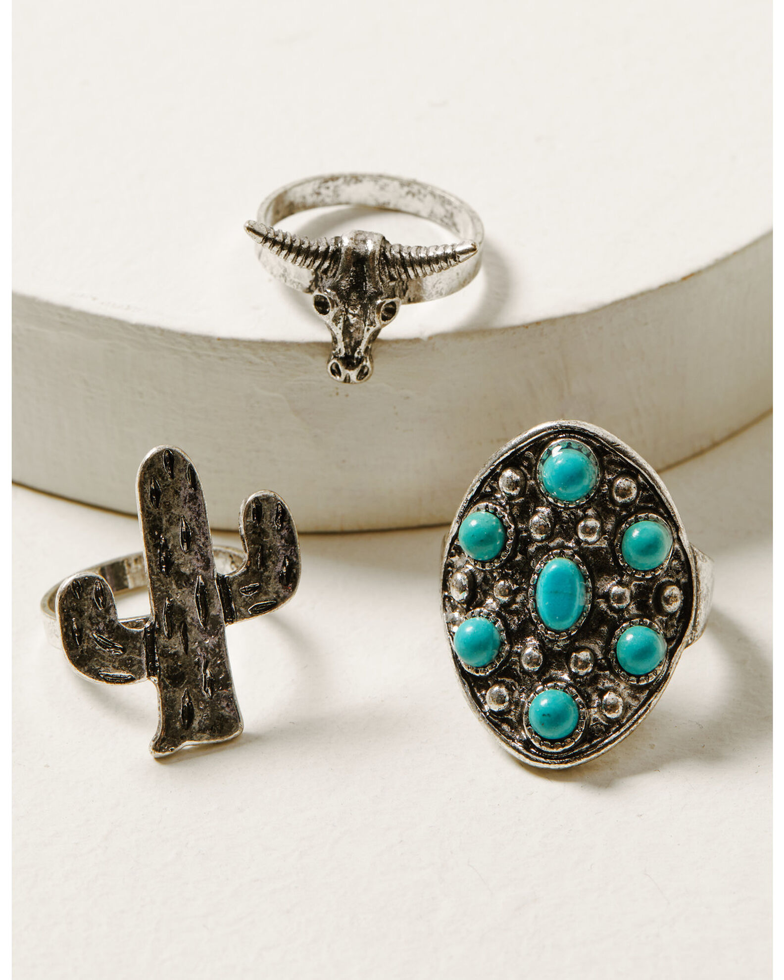 Turquoise cactus ring on sale