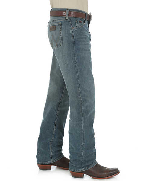 Image #3 - Wrangler 20X Men's Advanced Comfort Relaxed Fit Bootcut Competition Stretch Denim Jeans , Indigo, hi-res
