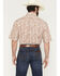 Image #4 - George Strait by Wrangler Men's Paisley Print Short Sleeve Button-Down Stretch Western Shirt, Tan, hi-res
