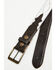 Image #2 - Hondo Boots Men's Boot Barn Exclusive Spanish Shoulder Leather Belt, Chocolate, hi-res