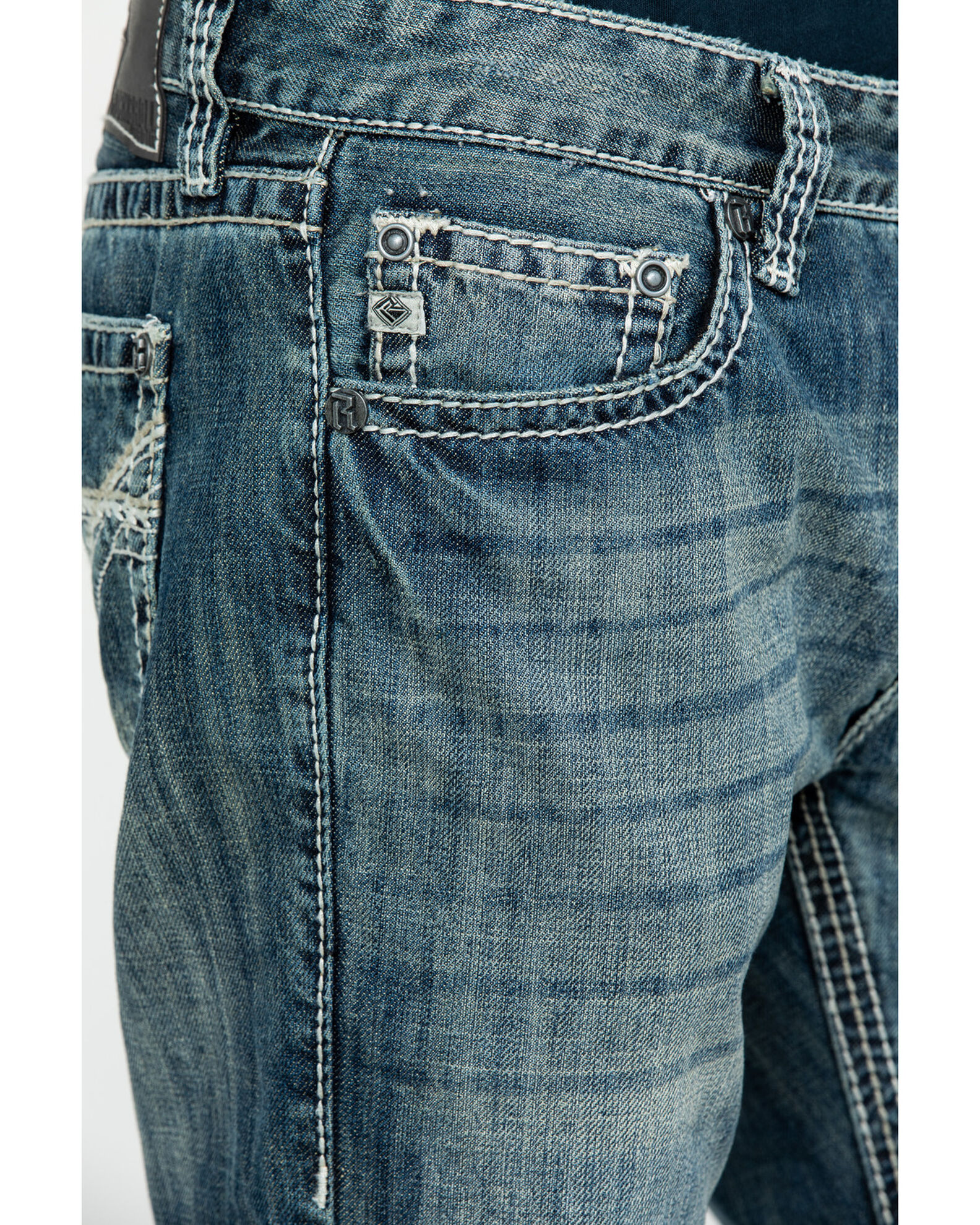 Rock & Roll Denim Men's Pistol Med Bootcut Jeans | Sheplers