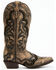 Image #2 - Laredo Women's Skyla Floral Studded Western Performance Boots - Snip Toe , Dark Brown, hi-res