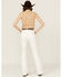 Image #3 - Shyanne Women's Super High Rise Flare Stretch Denim Jeans, Natural, hi-res