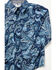 Image #2 - Cody James Toddler Boys' Westward Paisley Print Long Sleeve Snap Western Shirt, Navy, hi-res