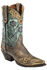 Image #1 - Dan Post Women's Blue Bird Wingtip Western Boots - Snip Toe, Copper, hi-res