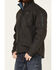 Image #3 - Cinch Men's Charcoal Logo Texture Zip-Front Bonded Jacket - Big, , hi-res