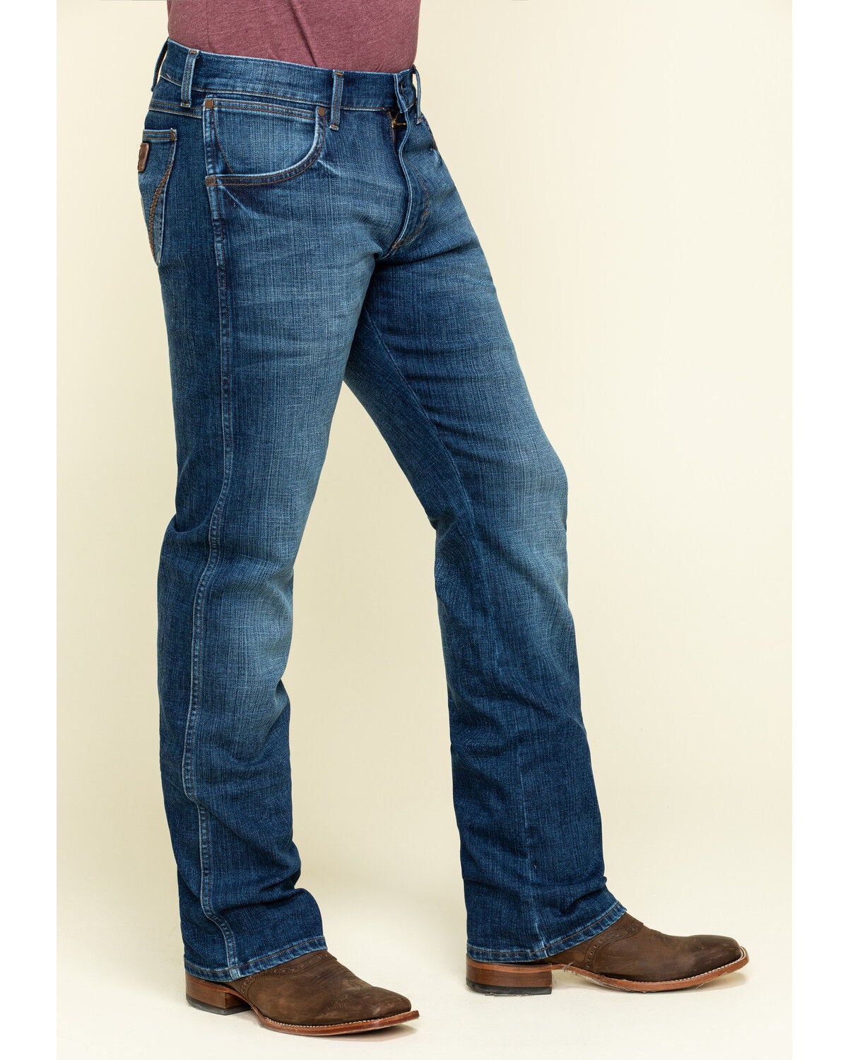 wrangler retro slim boot stretch