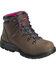 Image #1 - Avenger Women's Waterproof Lace-Up Work Boots - Round Toe, Brown, hi-res