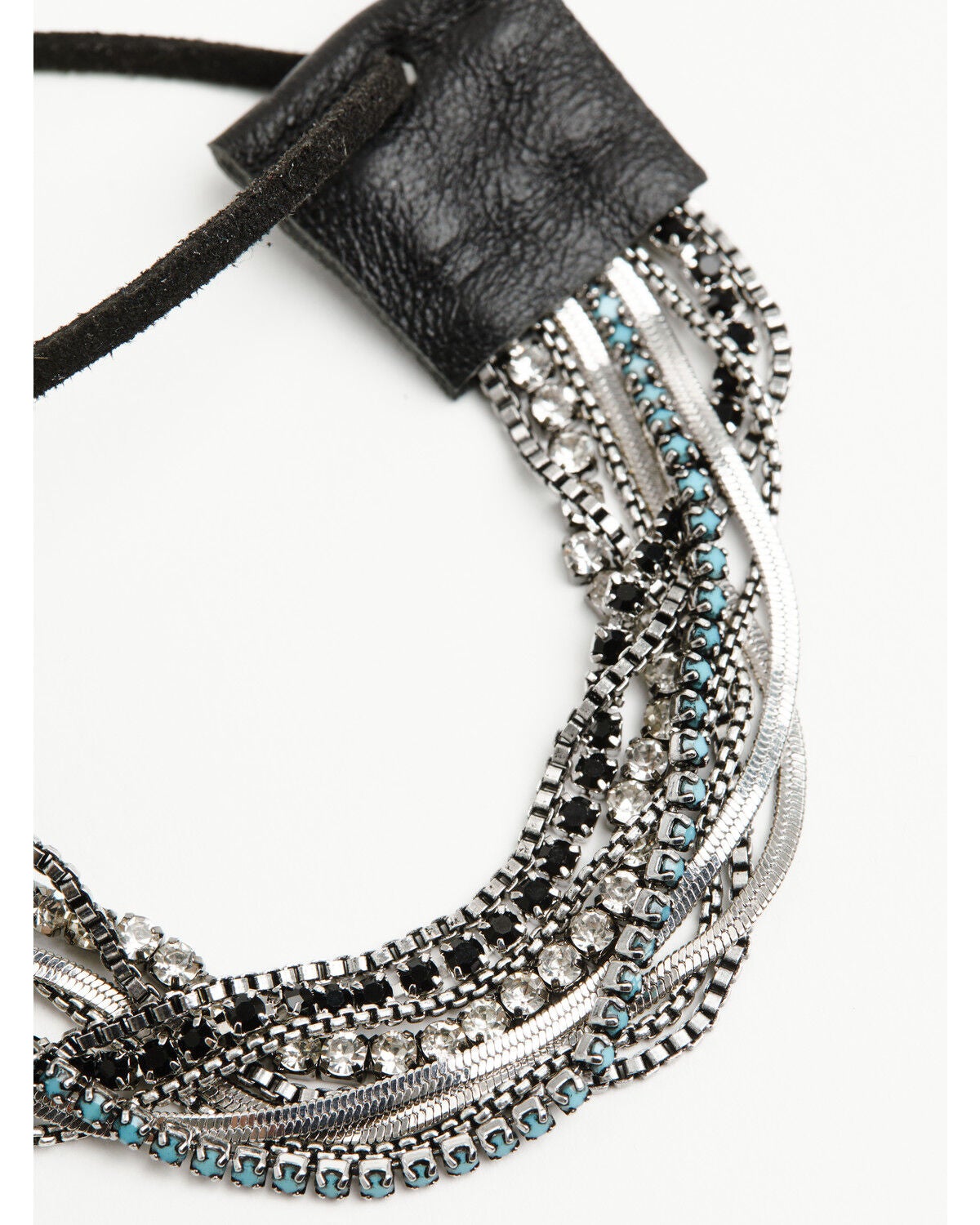 Image #3 - Shyanne Women's Rhinestone Layered Cuff Bracelet, Silver, hi-res
