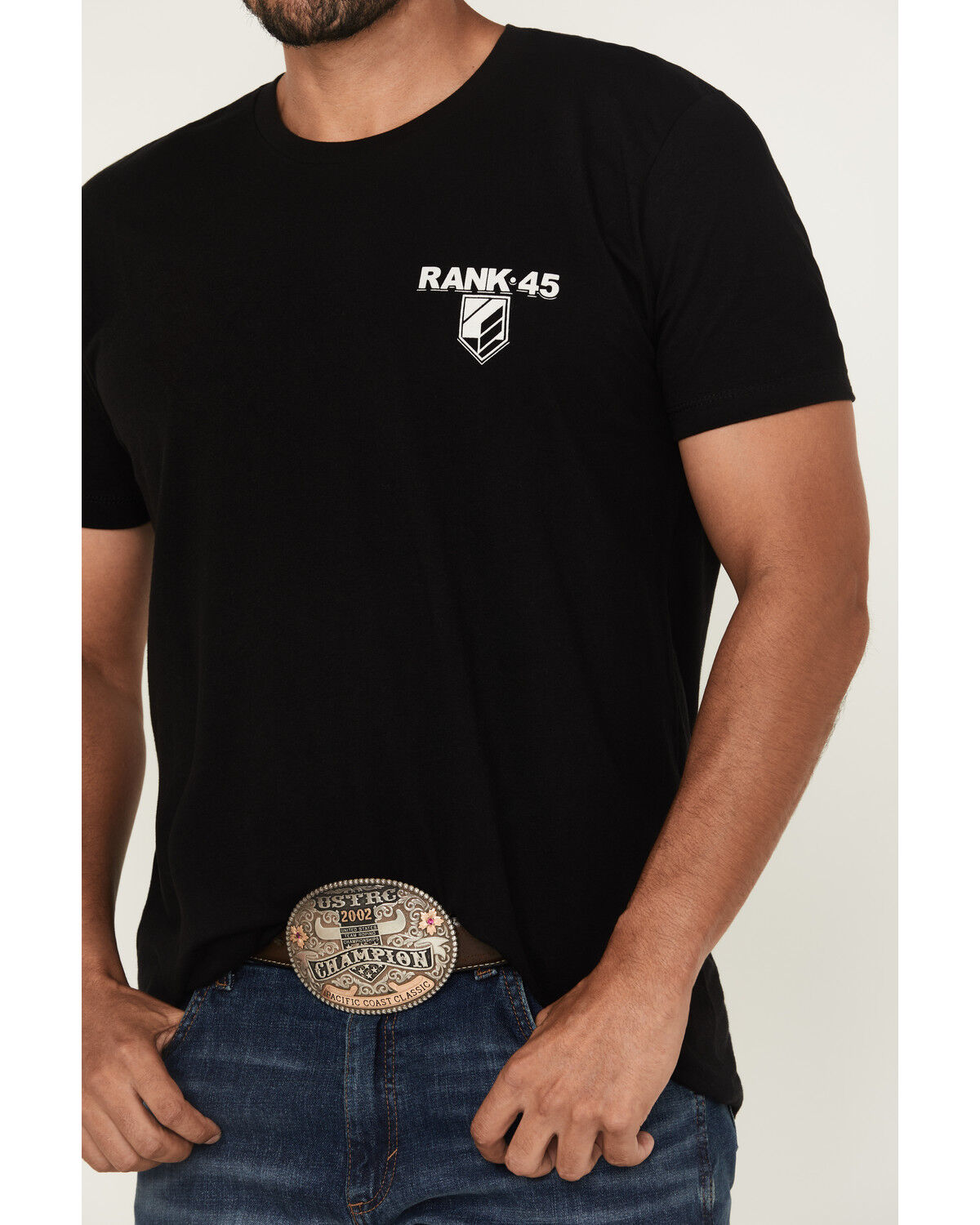 Image #4 - RANK 45® Men's Carter American Flag Short Sleeve Graphic T-Shirt, Black, hi-res