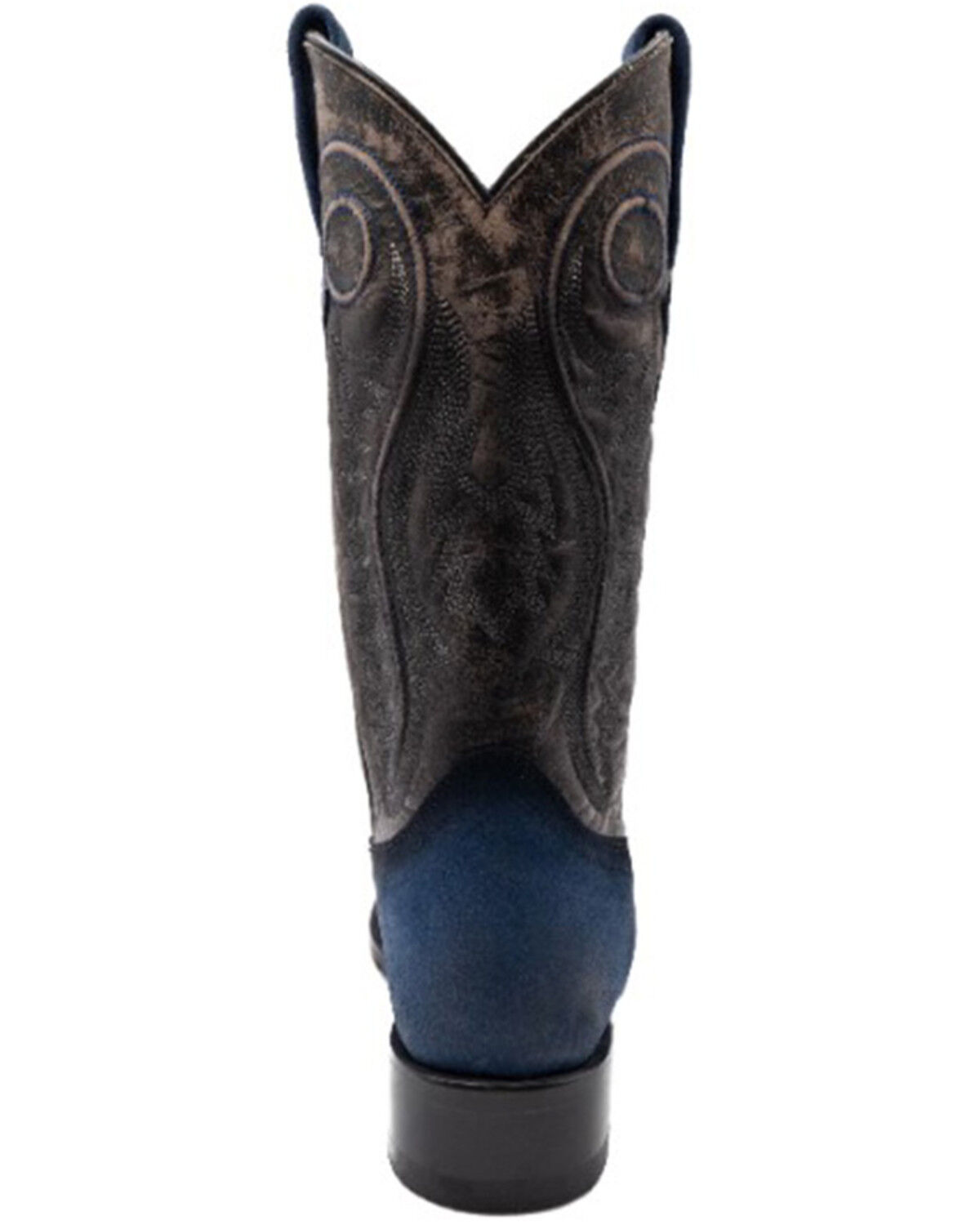 Image #5 - Ferrini Men's Roughrider Western Boots - Square Toe, Black, hi-res