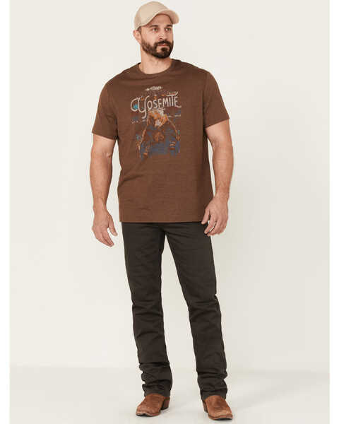 Image #2 - Brothers and Sons Men's Brown Yosemite Bear Graphic Short Sleeve T-Shirt , Brown, hi-res