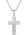Image #2 - Montana Silversmiths Men's Intertwined with Faith Cross Necklace, Silver, hi-res