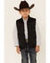 Image #1 - Roper Boys' Black Rangewear Quilted Down Vest , , hi-res