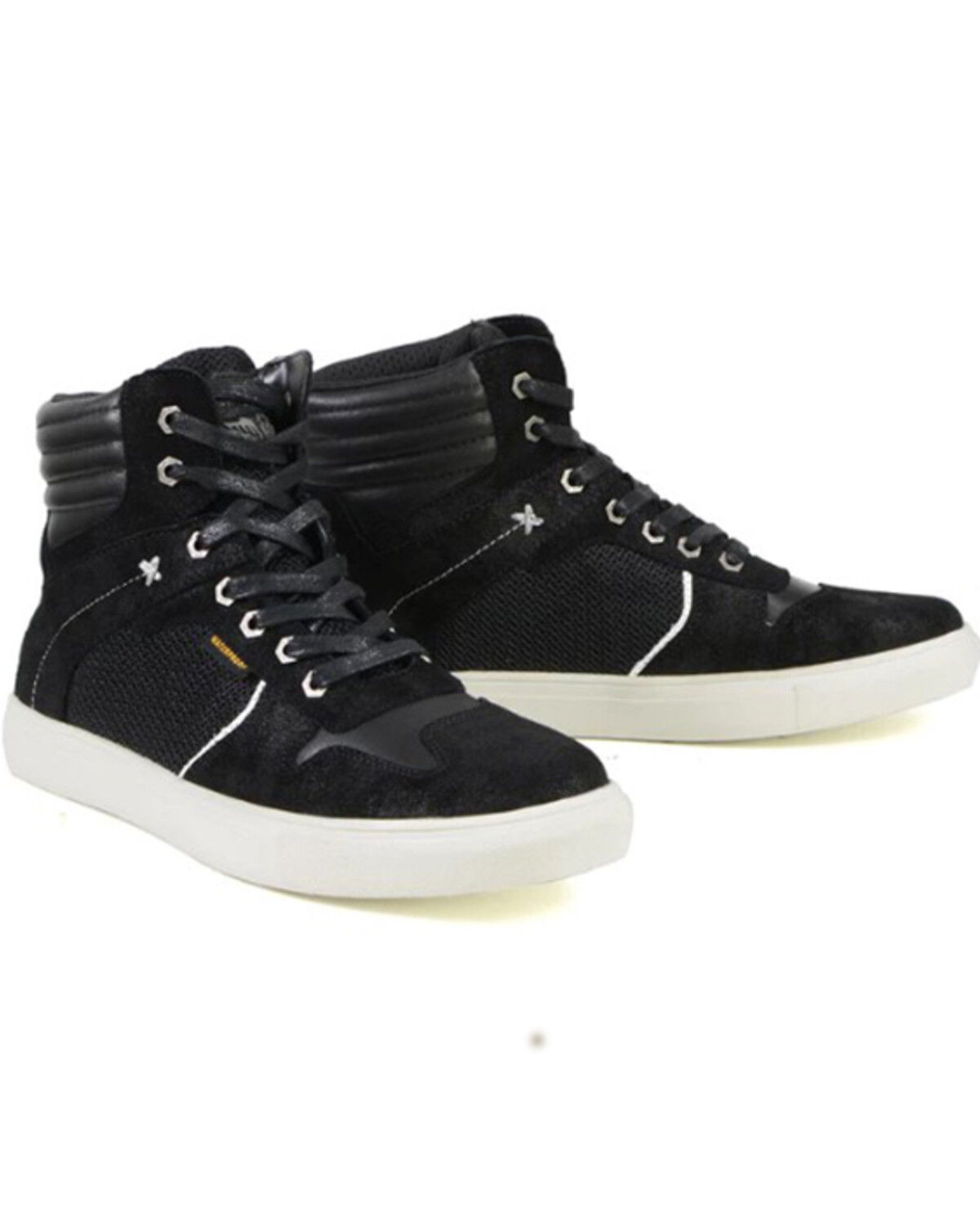 Image #1 - Milwaukee Leather Men's Reinforced Street Riding Waterproof Shoes - Round Toe, Black, hi-res