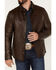 Image #3 - Scully Men's Leather, Chocolate, hi-res