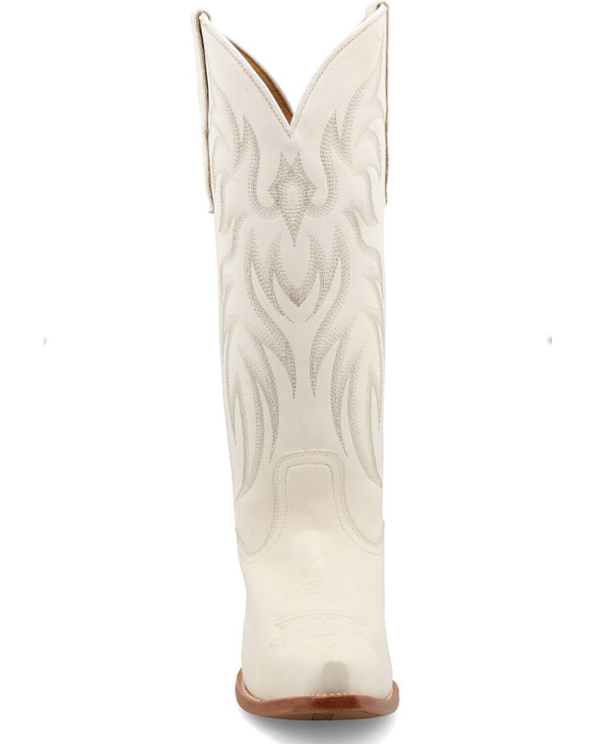 Image #4 - Black Star Women's Pearl Tall Western Boots - Snip Toe, White, hi-res