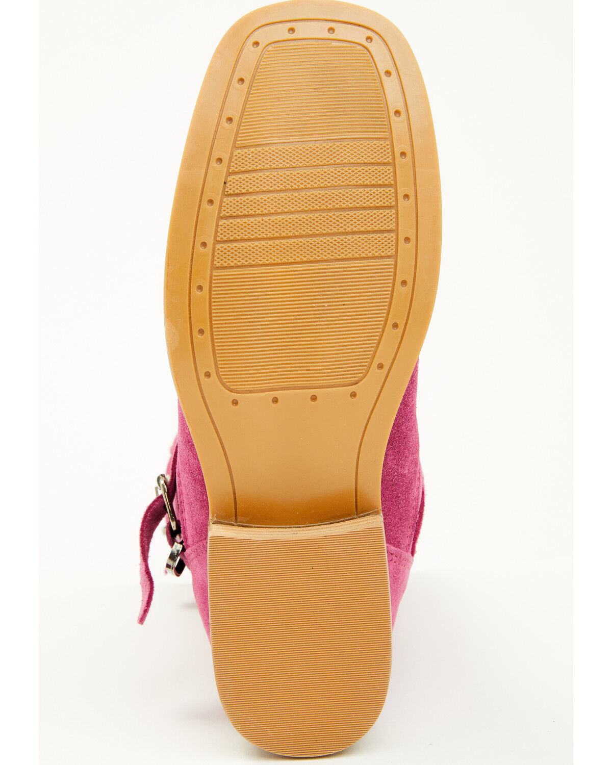 Image #6 - Dingo Little Girls' Blacklist Star Inlay Harness Boots - Square Toe, Pink, hi-res