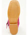 Image #6 - Dingo Little Girls' Blacklist Star Inlay Harness Boots - Square Toe, Pink, hi-res