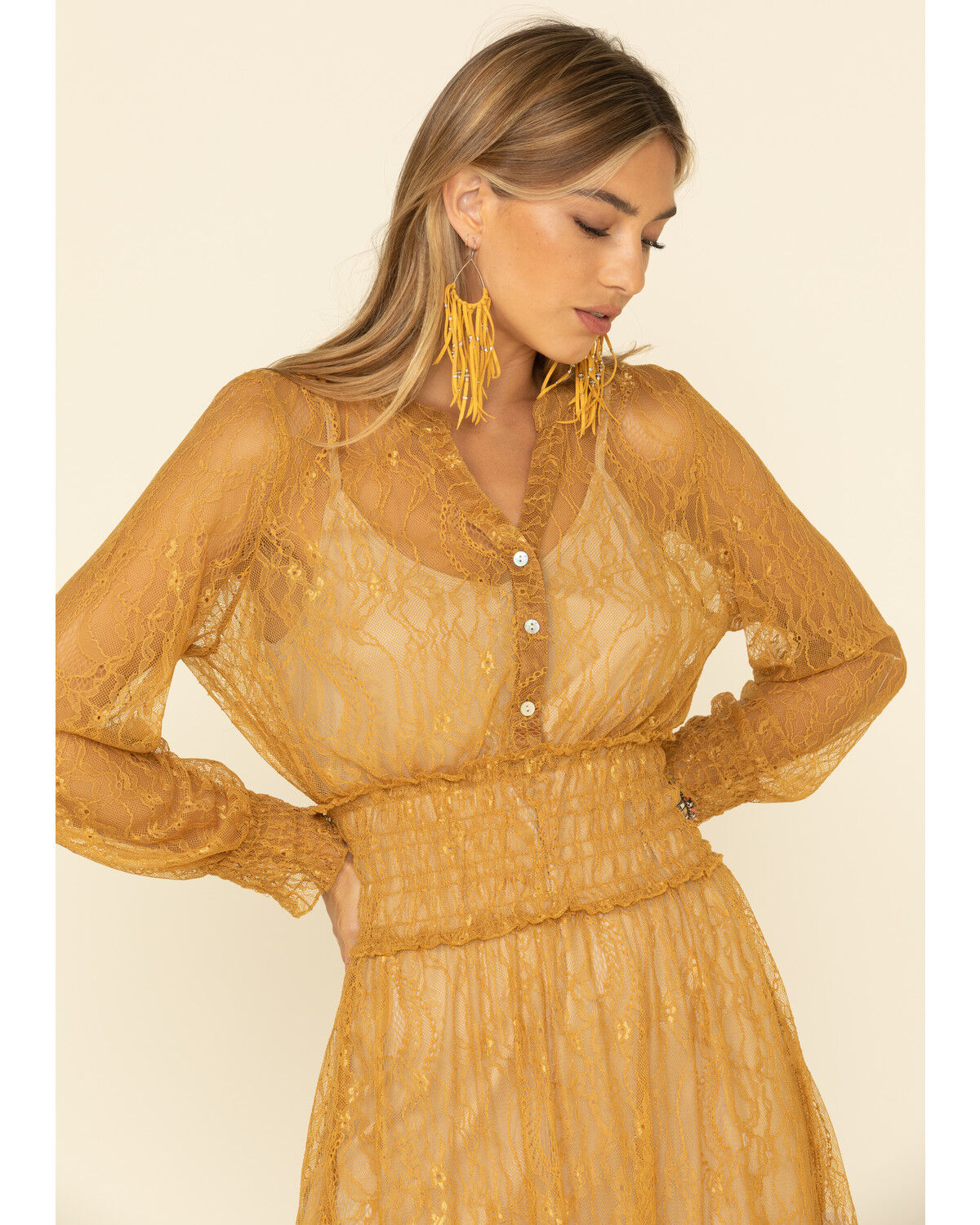 dark yellow dress