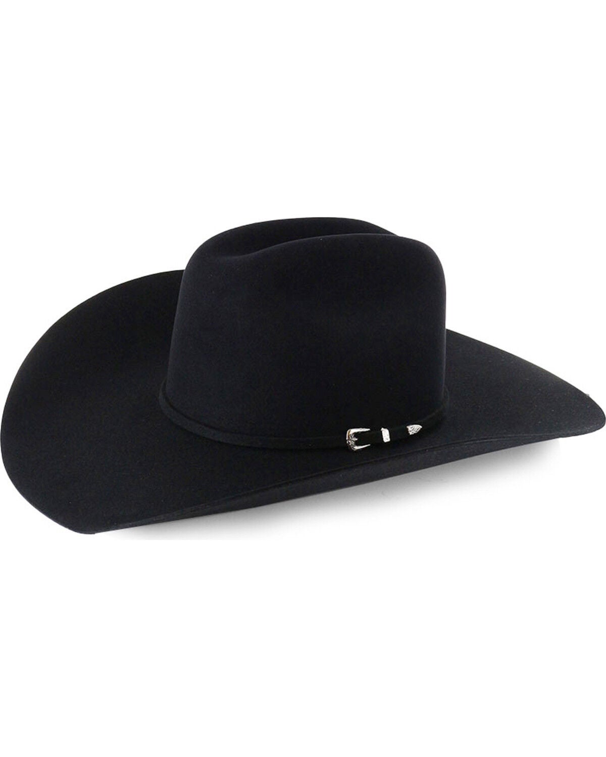 Rodeo King 7X Black Felt Cowboy Hat 