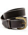 Hawx Men's Contrast Stitching Belt , Brown, hi-res