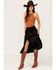 Image #1 - Shyanne Women's Velvet Skirt , Black, hi-res