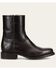 Image #2 - Frye Men's Campus Inside Zip Ankle Boots - Round Toe, Dark Brown, hi-res