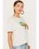 Image #2 - Kerusso Women's Bison Short Sleeve Graphic Tee, Oatmeal, hi-res
