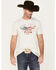 Image #1 - Cody James Men's Born Free Short Sleeve Graphic T-Shirt, Tan, hi-res