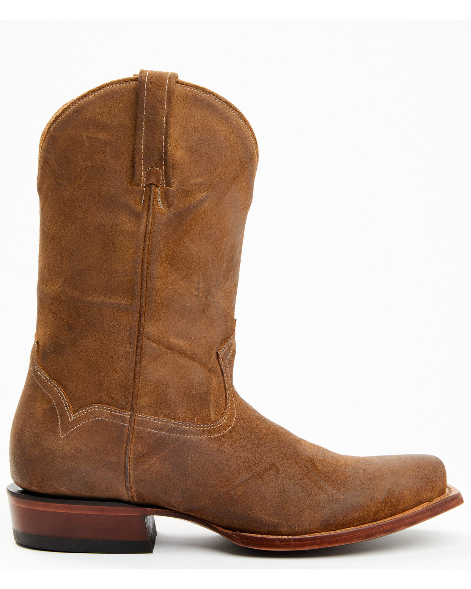 Image #2 - Moonshine Spirit Men's Pancho Roughout Western Boots - Square Toe, Brown, hi-res