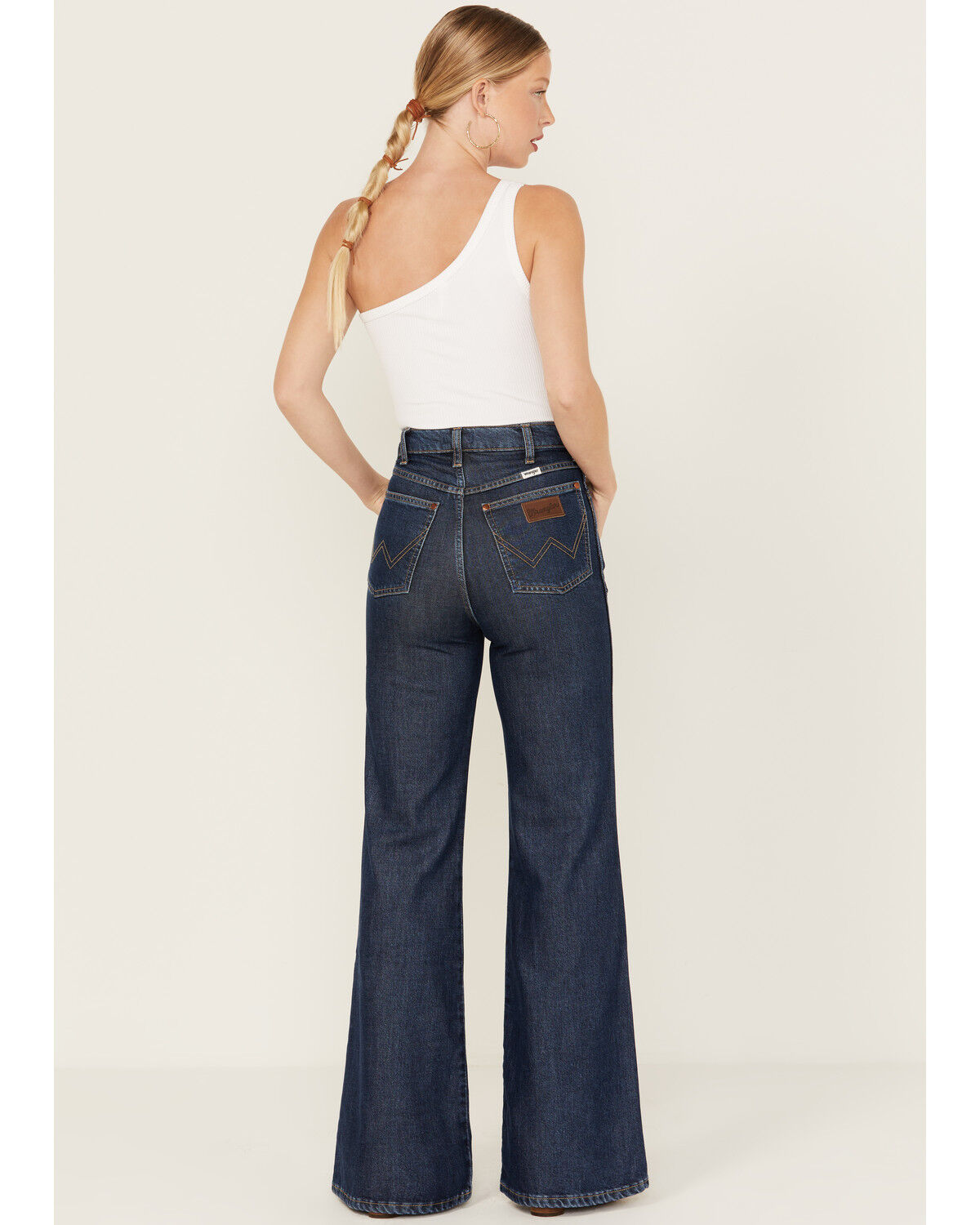 Image #3 - Wrangler Women's Wanderer High Rise Wide Leg Stretch Denim Jeans, , hi-res