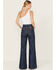Image #3 - Wrangler Women's Wanderer High Rise Wide Leg Stretch Denim Jeans, , hi-res