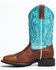 Image #3 - Shyanne Women's Spark Xero Gravity Western Performance Boots - Broad Square Toe, Brown, hi-res