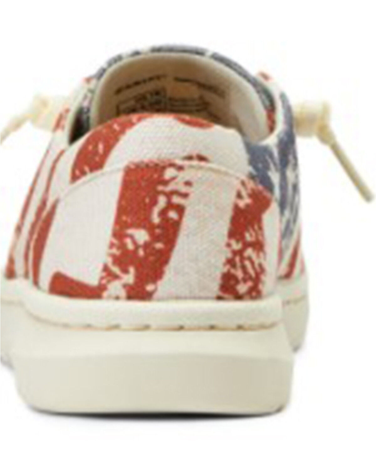 Image #3 - Ariat Women's Distressed Flag Print Hilo Flx Foam Slip-On Casual Shoe, Multi, hi-res
