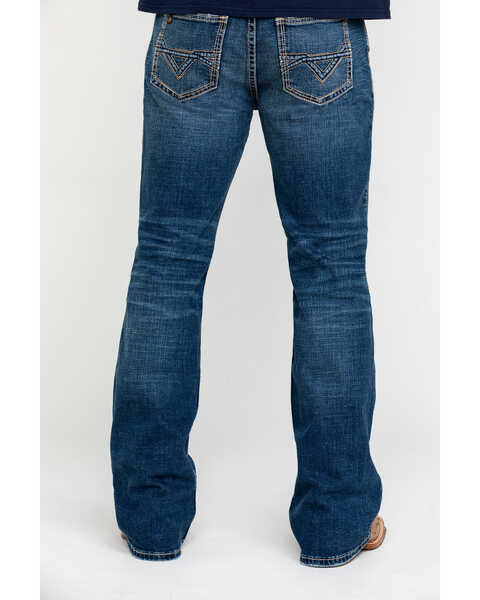 Image #1 - Cody James Core Men's Dungaree Medium Wash Stretch Relaxed Bootcut Jeans , , hi-res