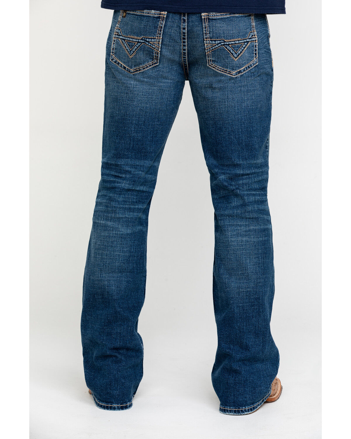 Image #1 - Cody James Core Men's Dungaree Medium Wash Stretch Relaxed Bootcut Jeans, , hi-res