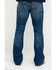 Cody James Core Men's Dungaree Medium Wash Stretch Relaxed Bootcut Jeans , , hi-res