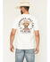 Image #1 - Sendero Provisions Men's Cowboys Don't Cry Short Sleeve Graphic T-Shirt, White, hi-res