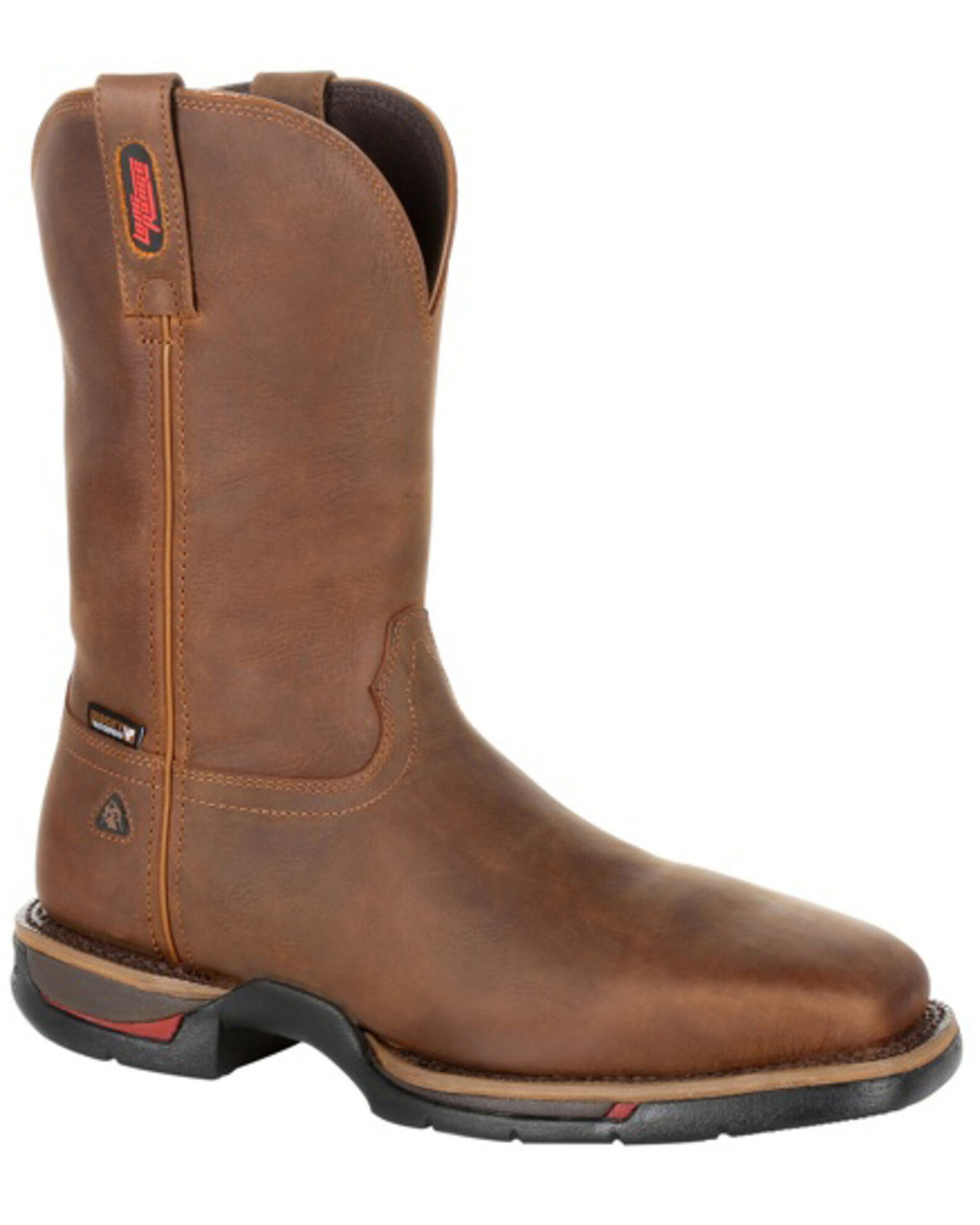 Rocky Men s Long Range Waterproof Western Work Boots Steel Toe Sheplers