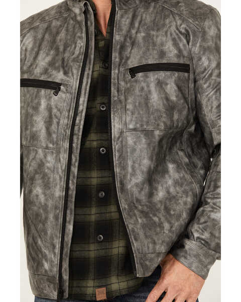 Image #3 - Cody James Men's Backwoods 2.0 Leather Jacket - Big , Charcoal, hi-res