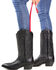 Image #3 - Boot Barn® 18" Curved Boot Horn, Red, hi-res