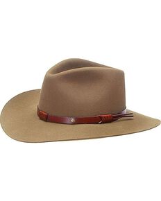 Stetson Men's 5X Catera Fur Felt Cowboy Hat, Bark, hi-res