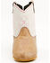 Image #4 - Boot Barn Infant Girls' Skyler Poppet Booties - Round Toe, White, hi-res