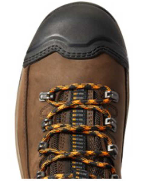 Image #4 - Ariat Men's Endeavor 8" H20 Full-Grain Work Boot - Composite Toe , Brown, hi-res