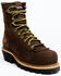 Image #1 - Hawx Men's Lineman Lace-Up Waterproof Work Boot - Composite Toe, Brown, hi-res