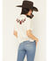 Image #4 - Idyllwind Women's Songwriter Short Sleeve Snap Sateen Western Shirt, Cream, hi-res