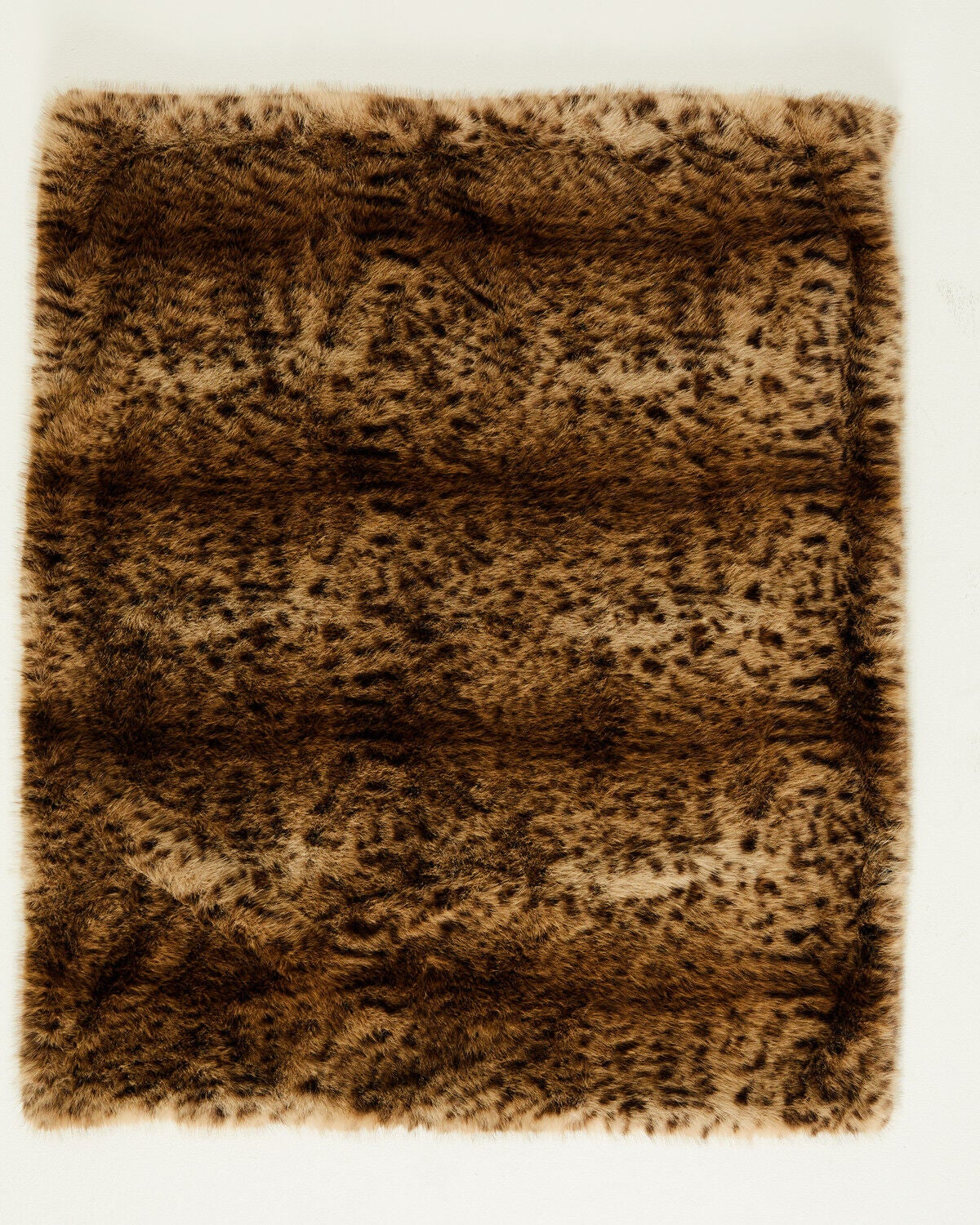 Image #2 - Boot Barn Pioneer Leopard Print Faux Fur Blanket, Leopard, hi-res