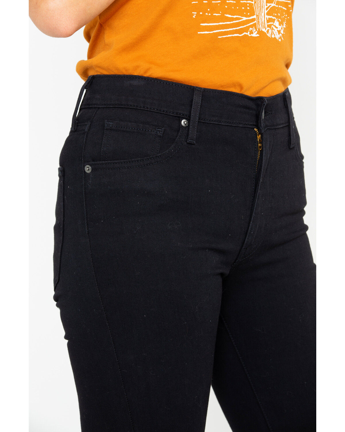 levi's crop flare jeans